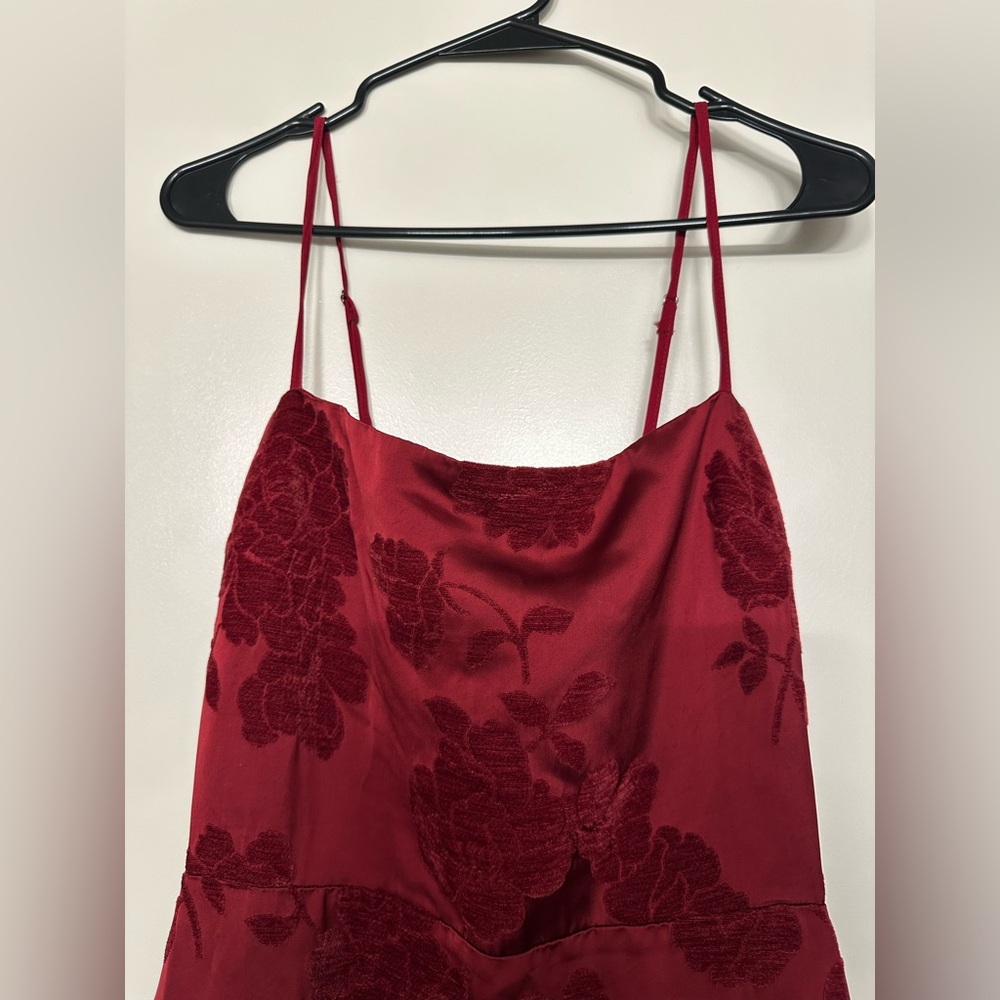 Reformation Frankie Red Scarlet Floral Dress - Picture 8 of 11